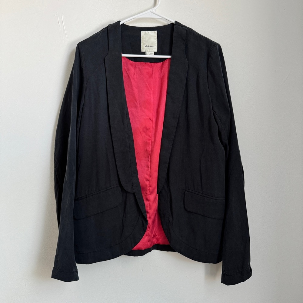 Black tencel blazer